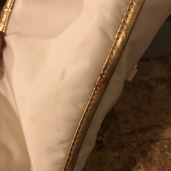 Gold and white Prada shoulder/ handbag - Picture 8 of 8